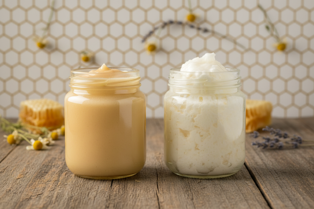 Creamed versus Whipped Honey