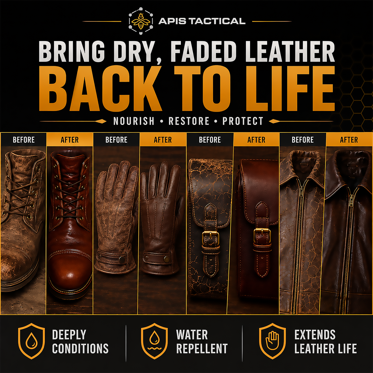 Apis Tactical Leather Conditioner