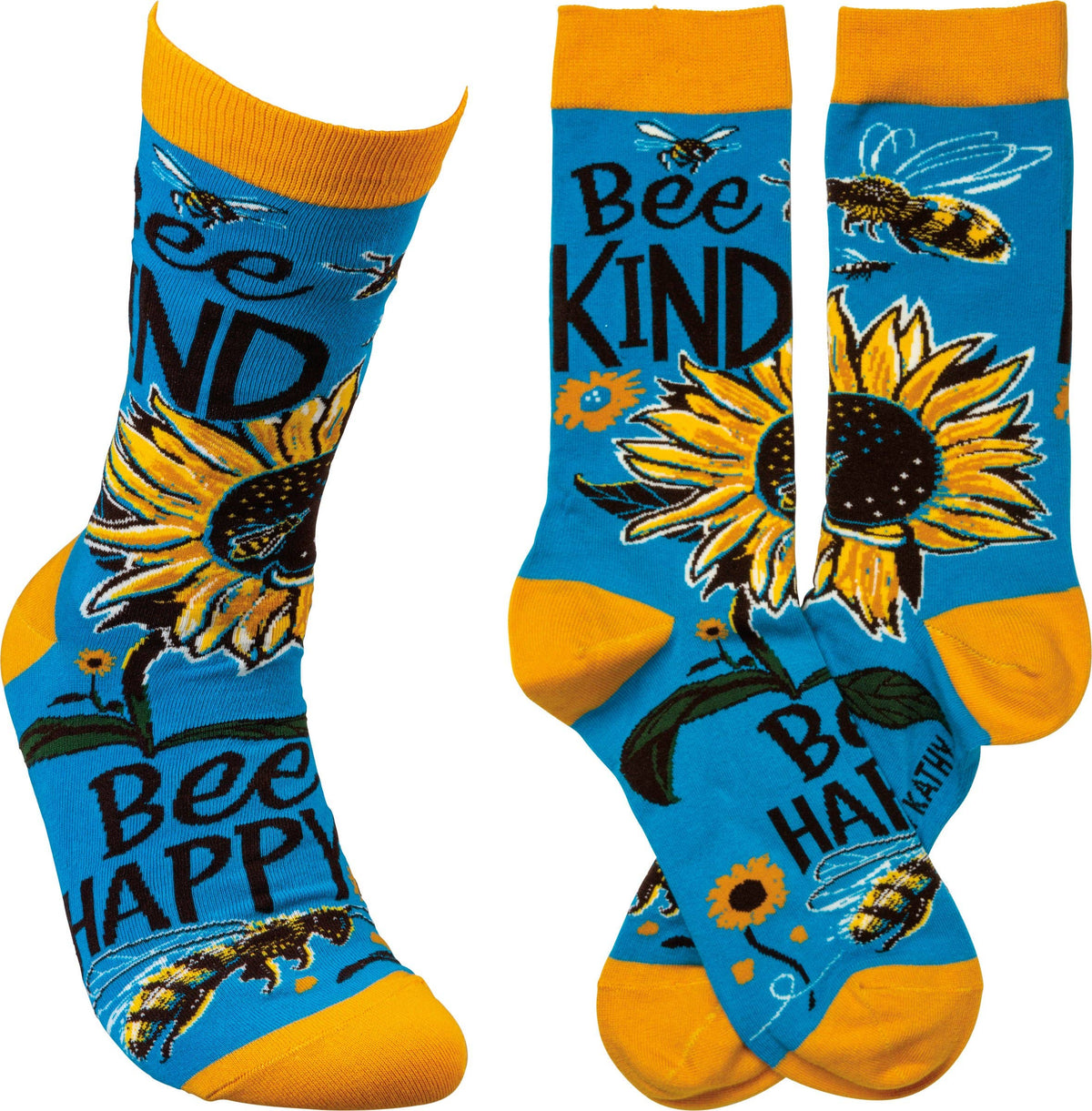 Bee Kind Bee Happy Socks