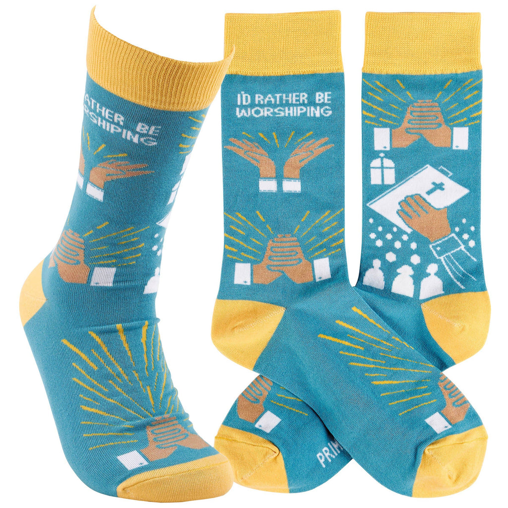 Rather Be Worshiping Socks
