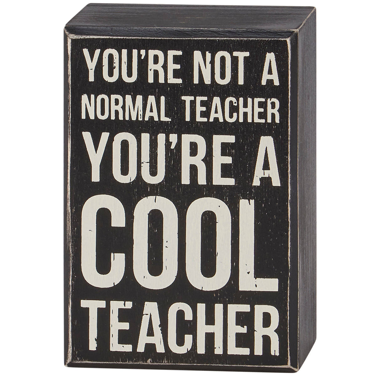 Cool Teacher Box Sign & Sock Set