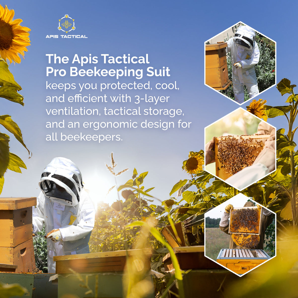 Apis Tactical PRO Full-Length Beekeeping Suit