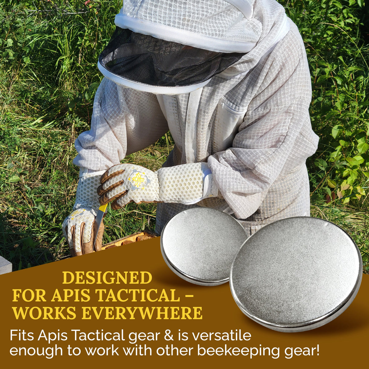 Apis Tactical - Neodymium Magnet Accessory Kit - N52 Small, Circular Magnetic Discs - Strong Magnets 6 Pack