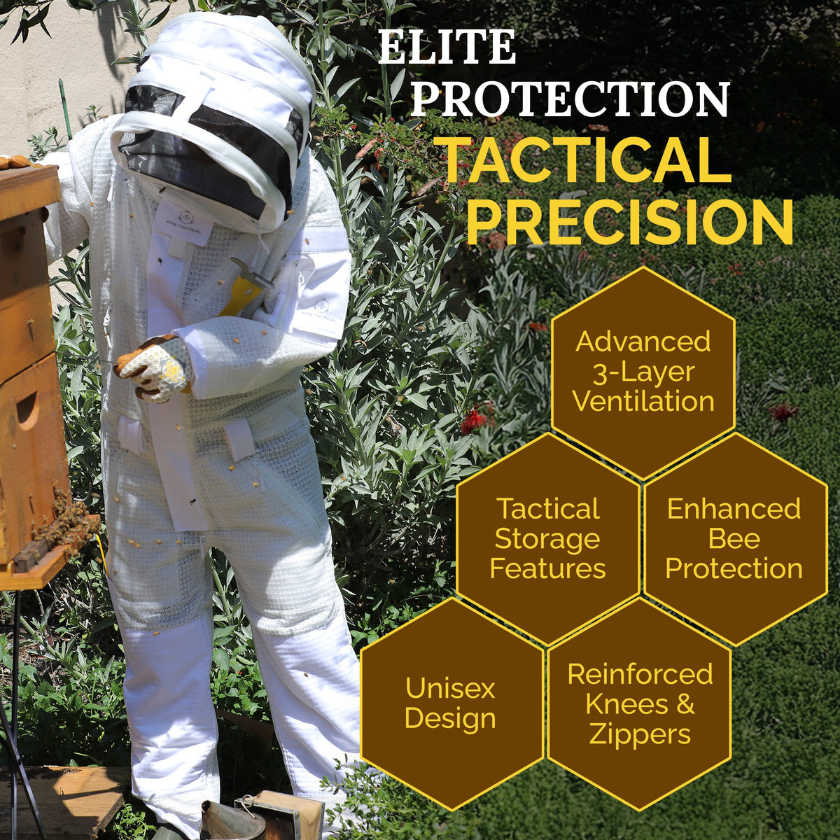 Apis Tactical PRO Full-Length Beekeeping Suit