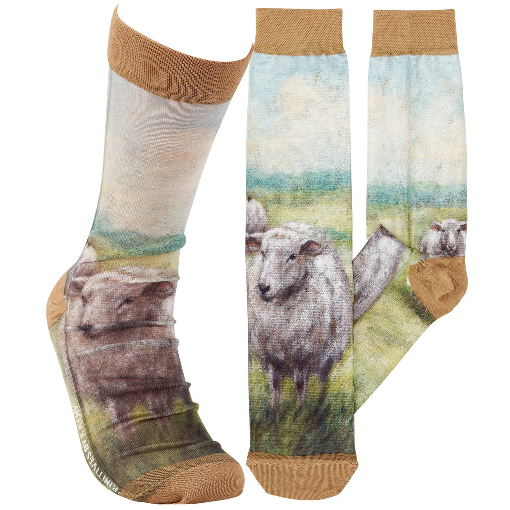 White Sheep Socks