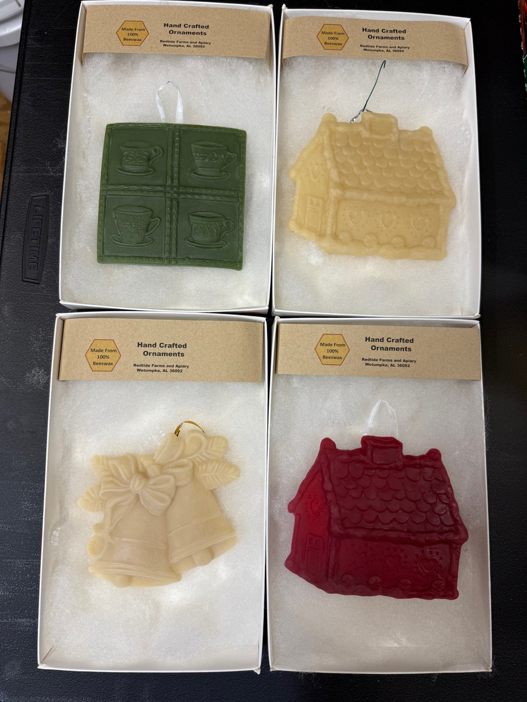 Natural Beeswax Ornaments (Large)