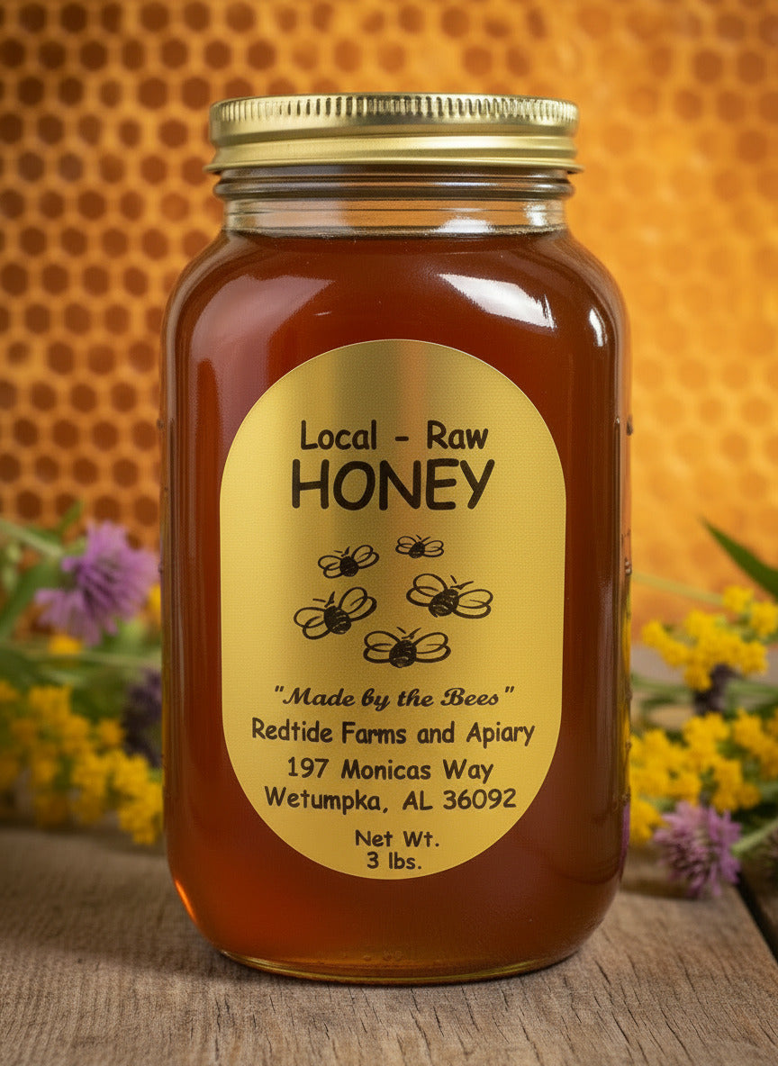 3lb jar of honey