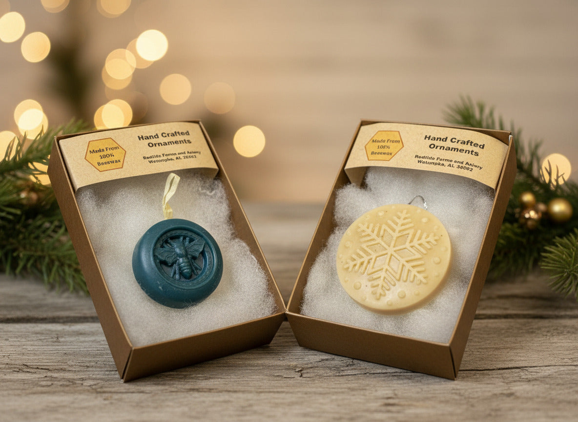 Natural Beeswax Ornaments (Small)